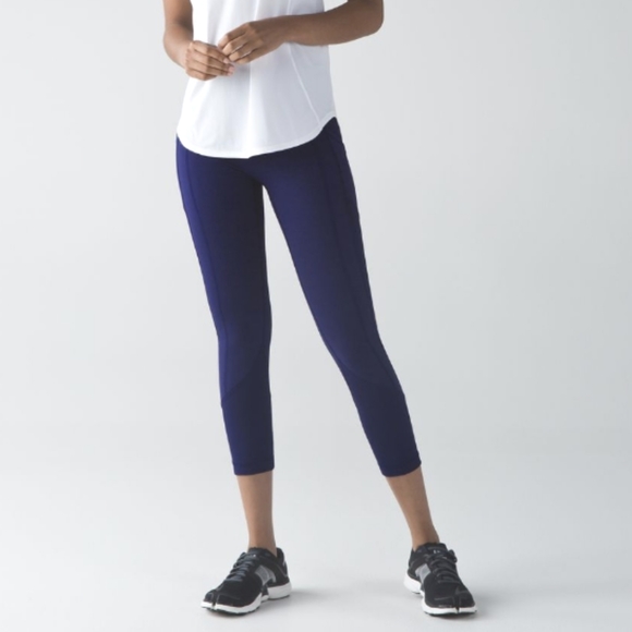 lululemon athletica Pants - Lululemon All The Right Places Crop II Hero Blue